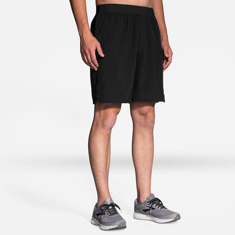 Brooks EQUIP 9 Running Shorts Mens Canada - Grey (BQX875209)